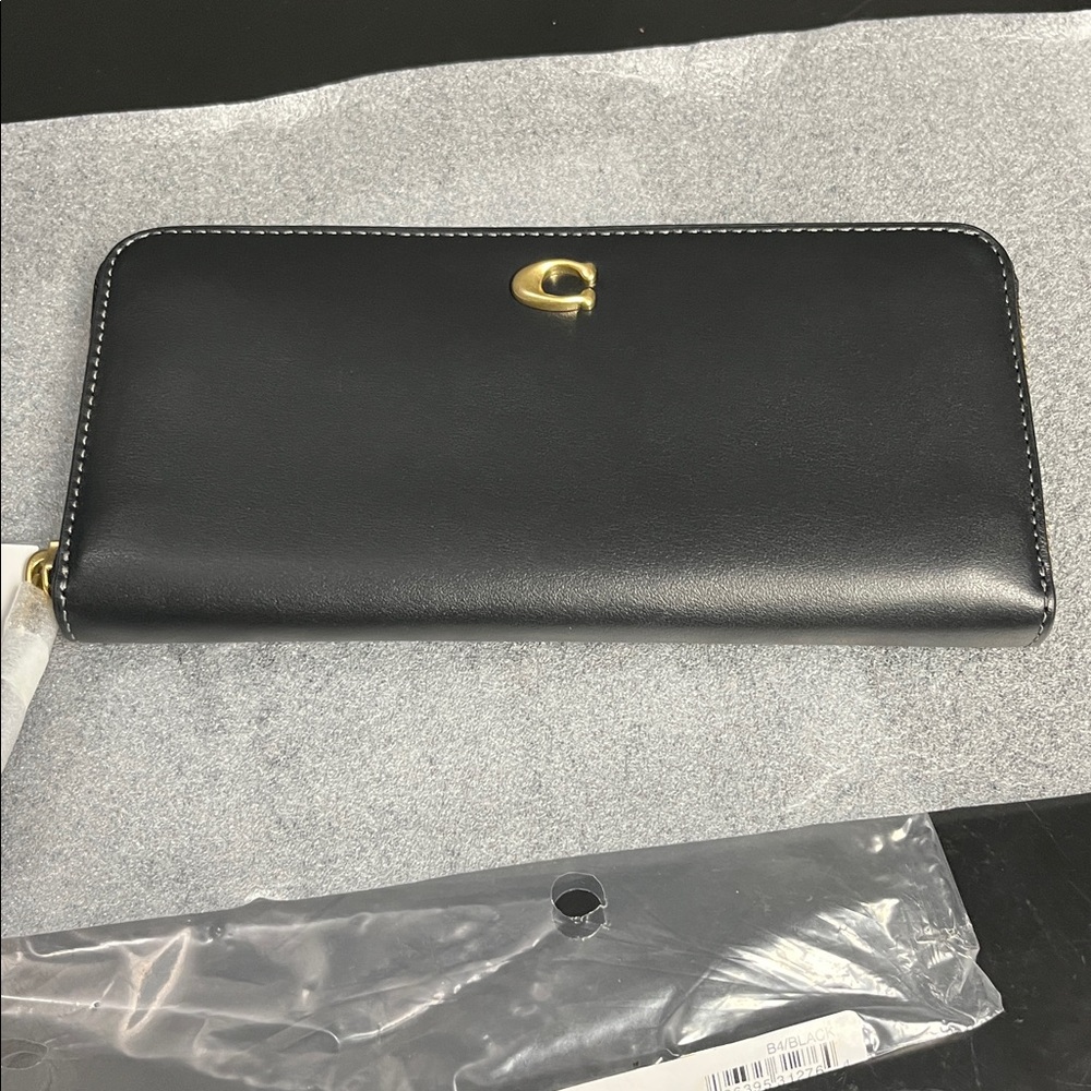 Coach Black Wallet with Gold Accents - Picture 6 of 6
